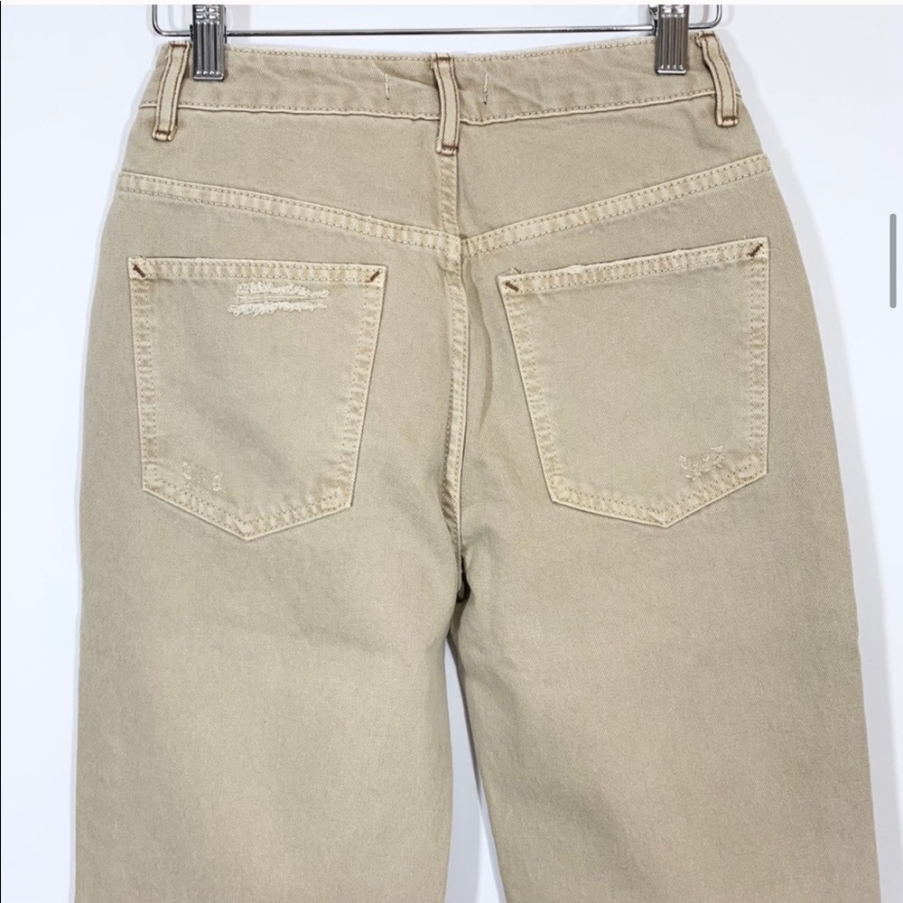 NWOT Free People Dakota Straight Leg Jean in Cafe - Picture 8 of 9